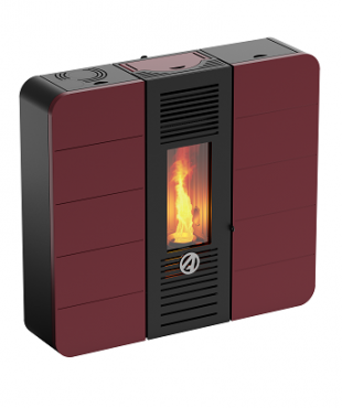 ARTEL Slim MOD.12C - Αερόθερμη σόμπα πέλλετ στενή με κανάλι